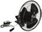 All ride Mini Ventilator 24V - Clip Ventilator für Auto und LKW - Mit Clip und 2 m langem Stromkabel - Zigarettenanzünder für Auto - Auto-Gadget und LKW-Zubehör - Schwarz/Silber