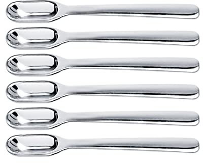 Giannini Espressolöffel Edelstahl 6er Set, Silber, 10 x 2 x 2 cm, 6-Einheiten