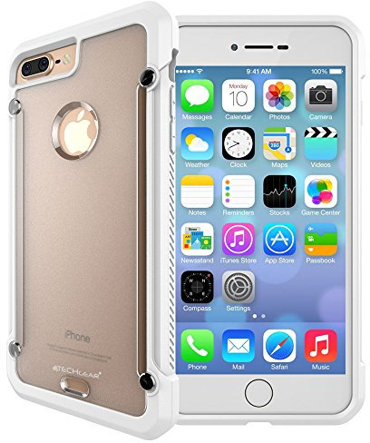 TECHGEAR Snap-on cover for easy installation Designed specifically for the iPhone 7 Plus, iPhone 8 Plus case