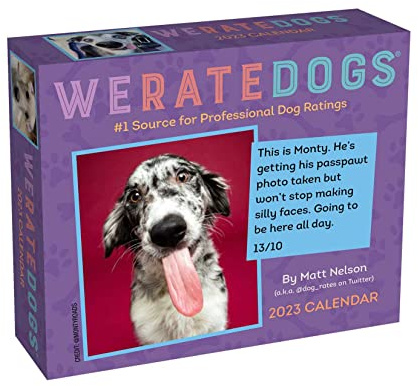 WeRateDogs 2023 Day-to-Day Calendar