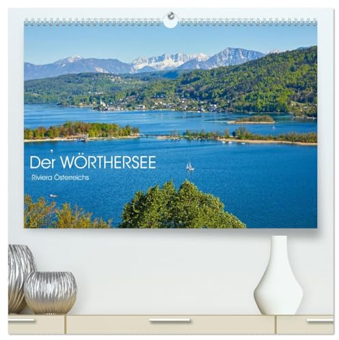 Der Wörthersee - Österreichs Riviera (hochwertiger Premium Wandkalender 2026 DIN A2 quer), Kunstdruck in Hochglanz: Der wärmste Alpensee präsentiert sich in stimmungsvollen Bildern (CALVENDO Natur)