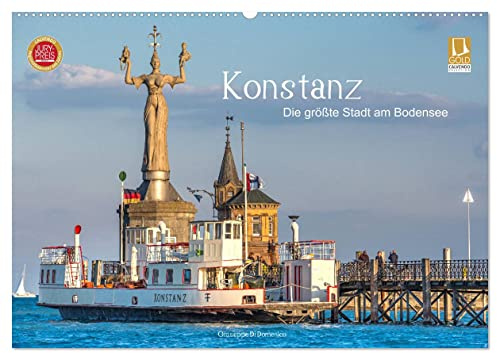 Konstanz - die größte Stadt am Bodensee (Wandkalender 2026 DIN A2 quer), CALVENDO Monatskalender: Konstanz - die Bodensee Metropole (CALVENDO Orte)