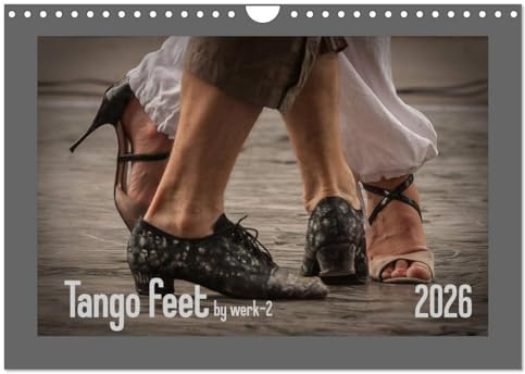 Tango feet (Wandkalender 2026 DIN A4 quer), CALVENDO Monatskalender: Tango Füsse, Schuhe, Beine...Geschichten aus Wien (CALVENDO Menschen)