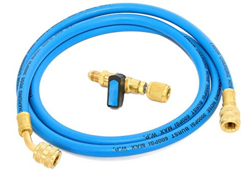 Füllset für Kältemittel R407c - Ventil und Schlauch