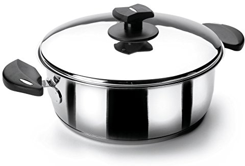 Lacor - 88032 - Cacerola Con Tapa Nova Ladycor 32 cm, 9,5 Litros, Inox.