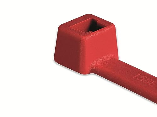 HellermannTyton 111-03004 T30R-PA66-RD Kabelbinder 150 mm 3,50 mm rot wetterfest 100 Stück
