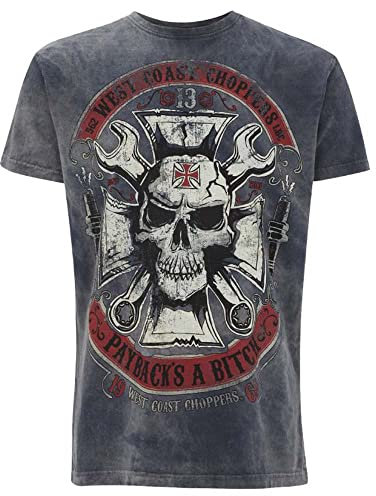 West Coast Choppers Mechanic T-Shirt blau M