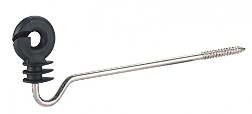 Kerbl 30 Stück Langstiel Ringisolator 22 cm Stütze für Elektroseile bis Ø 8 mm