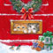 Anniversary House Tiflair Luxuriöse Weihnachtsservietten, Briefkasten-Design, dicke und starke Papierservietten, 3-lagig, mehrfarbig, PJ310742, Letterbox