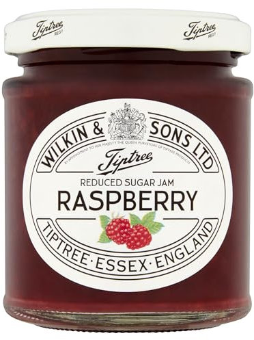 Tiptree - Mermelada de frambuesa con azúcar reducido 200 g - Caja de: 6 unidades