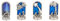 Eurofusioni Pesebre Navidad Completo de Plata chapeada - Miniatura Navidad de coleccionista - Set 4 Piezas: Ángeles, Estrella Cometa, Palmera, Imagen - Decoración navideña