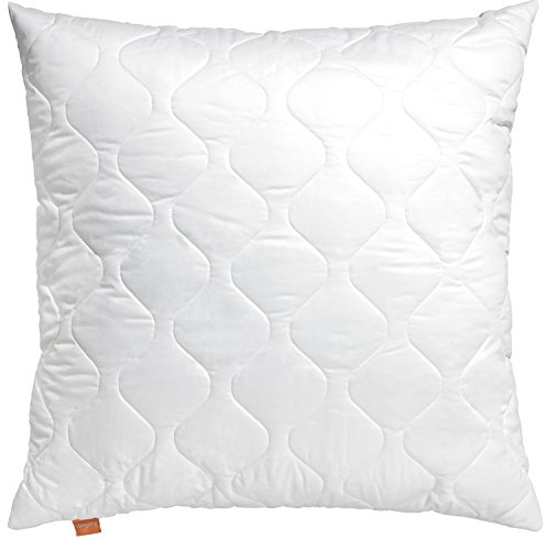 sleepling Kopfkissen 60x60 cm, Allergiker Kissen, waschbar, Made in EU, Ökotex, Schlafkissen 60 x 60, Bettkissen, Pillow, Komfort 100