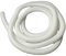 White Conduit Split Plastic Flexible Cable Tidy Solution Tube Trunking 15mm - 4m