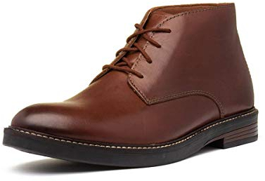 Clarks Paulson Mid, Stivali Classici Uomo, Pelle Marrone Mogano, 44.5 EU