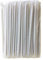 XAOBNIU La Paille jetable de pulpe de catégorie Comestible de Papier de Paille a emballé Individuellement 500pcs / Ensemble