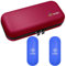 SHBC Estuche de viaje para diabético insulina enfriador refrigeración organizar medicamento aislado bolsa con 2 bolsas de hielo rojo