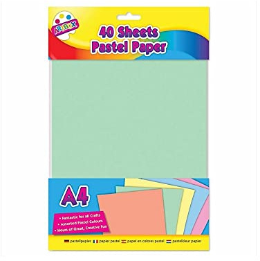 40 Sheets A4 Pastel Paper