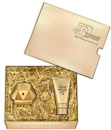 Paco Rabanne LADY MILLION 2019 Gift Set 50ml Eau de Parfum, 5ml EDP & 75ml Body Lotion