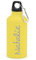 eBuyGB Personalised Any Name Lightweight Reusable Custom Engraved 400ml Aluminium Sports Water Bottle with Screw Cap & Carabiner (Yellow)