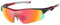 DUCO Fahrradbrille Herren und Damen Sportbrille Outdoor Sonnenbrille für Sportler mit 5 austauschbare Gläser UV400 0020 (ROT)