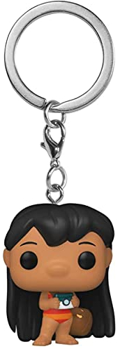 Funko Pop! Keychain: Lilo and Stitch - Lilo with Camera - Disney: Lilo & Stitch - Mini-Figurine en Vinyle à Collectionner Porte-clés Fantaisie - Cadeau de Noël - Idée de Cadeau - Produits Officiels