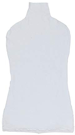 iplusmile Hervorragende Stoffbezug Weibliches Modell Stoff Zubehör für Oberkörper Kleid Standform Schaufensterpuppe Modell (Schaufensterpuppe Nicht Enthalten) Weiß, 72 x 34cm
