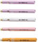 Mini-Lippenpinsel, einziehbar, tragbar, 5 Stück