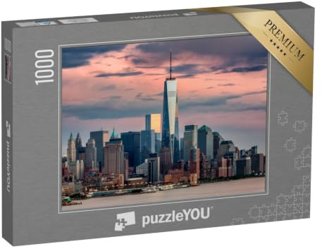 puzzleYOU: Puzzle 1000 Teile One World Trade Center in New York City, USA - USA, Wolkenkratzer
