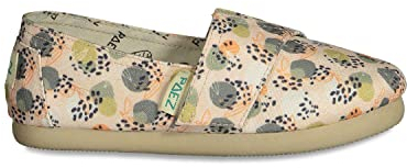 Paez Jungen Unisex Kinder Print Flowers Espadrilles, beige, 24 EU