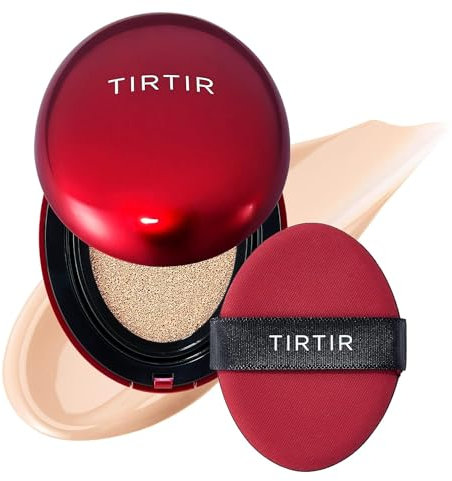 TIRTIR Mask Fit Red Cushion Foundation (17C Porzellan, 0.63 Fl Oz)