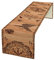 kikomia Baumwolle Leinen Tischläufer Rechteckige Wikinger Rabe Baum des Lebens Tischdecke für Hochzeit Urlaub Heimdekoration Wikinger Dekorativ Abdeckung Tischplatte (33×274cm, Wooden)