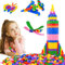 TOMYOU Ensemble de 600 Blocs de Construction pour Enfants - Ensemble de Jeu d'apprentissage Ensemble de Jouets STEM