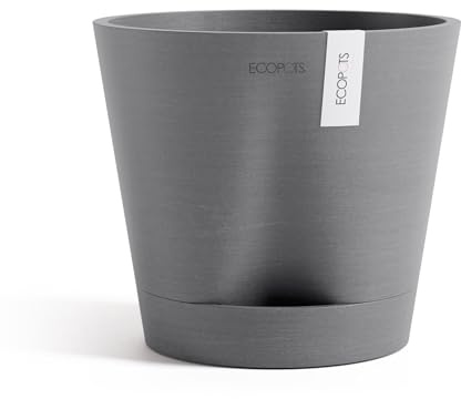 Ecopots Venedig 2 Selbstbewässernder Pflanzenkübel aus recyceltem Material mit Wasserspeicher