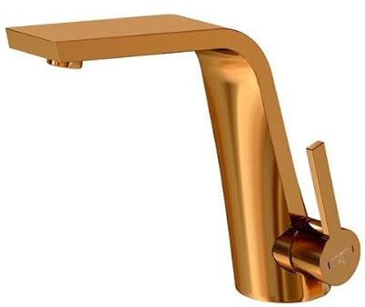 Steinberg Serie 260 Waschtischarmatur, ohne Ablaufgarnitur, Ausladung 158mm, 26010101, Farbe: Rose Gold