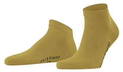 FALKE Herren Sneakersocken Cool 24/7 M Sn Baumwolle kurz einfarbig 1 Paar, Gelb Nugget 1222, 45-46