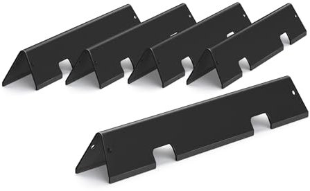 WEMEIKIT Lot de 5 Barres aromatisantes 7636 pour barbecues Weber Spirit 300 310 Series, Spirit II E310 S310 (avec contrôle Frontal), Acier Porcelaine 16 GA, Barres aromatiques de 39,1 cm 67046,