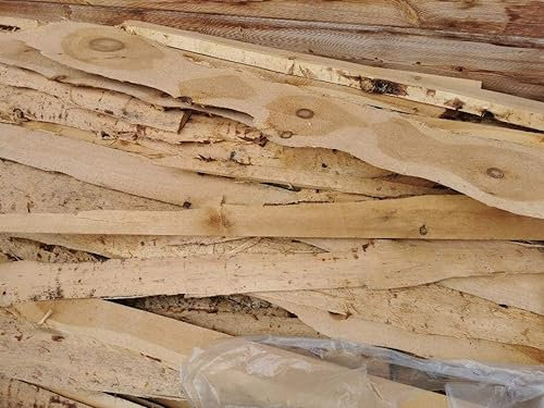 8 kg 100% Alpenzirbe Zirbenholz Rest Stücke Zirbe gemischt Stangen Bretter im Karton in A und B Qualität