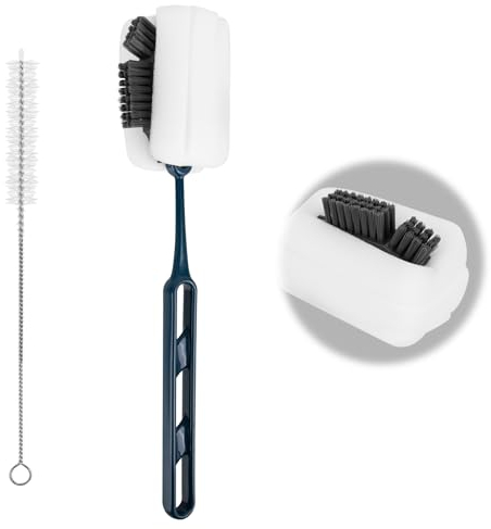 Bottle Brush Large Water Bottle Brush, Cup Brush Bottle Cleaning Brushe, Cleaning Bottle brush Set for Water Bottles Glasses Kettle Spout Lid Pipe