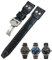 SKXMOD 20mm Nieten Echtes Leder Armband Fit Für IWC Big Pilot TOP GUN Uhr IW3777 Kalbsleder Armband, Black Buckle, Achat