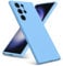 PIXFAB For Samsung Galaxy S23 Ultra Case, Slim Liquid Silicone Shockproof [Anti-scratch] Armor Case, Protective Soft Rubber Gel Phone Case Cover For Samsung Galaxy S23 Ultra 5G - Blue