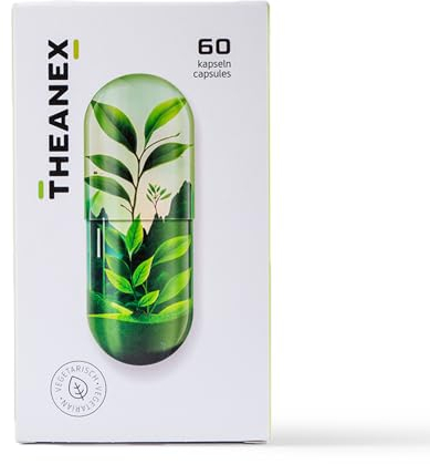 THEANEX Die Original-Formel 2024 mit Matcha-Pulver, Spirulina-Pulver, L-Carnitin, L-Arginin & Garcinia Cambogia, 60 Kapseln (1 Pack)