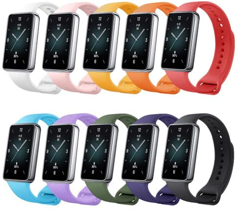 Zohmuly Cinturino Compatibile con Honor band 9, Morbido Silicone Watch Band, Uomini Donne Sportivo Sostitutivo Cinturino Compatibile con Honor band 9