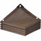 CAQXAQP Telo Ombreggiante Marrone Rete ombreggiante giardino con occhielli,85% Tasso di ombreggiatura Vela Ombreggiante Rete Righe 2X3m Telo ombreggiante per pergola patio Serra