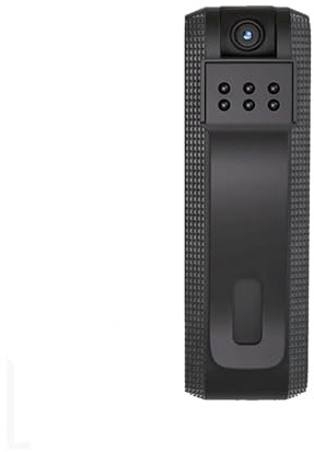 Mini Body Camera, Mini Clip Camera, MD14 HD 1080P Mini telecamera portatile piccolo videoregistratore digitale Police BodyCam videocamera for visione notturna a infrarossi in miniatura per forze dell'