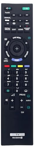 RM-ED044 Ersatz Fernbedienung für Sony TV KDL-55EX724 KDL-46EX724 KDL-40EX724 KDL-32EX724 KDL-55EX726 KDL-46EX726 KDL-40EX726 KDL-32EX726 KDL-55EX727 KDL-55EX727 L-46EX77 27 KDL-40EX727 KDL-32EX727