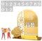 Ramadan Kalender, Ramadan Deko Eid Mubarak Kalender Acrylic Ramadan Kalender Kinder 30 Tage Kalender Ramadan Countdown DIY Ramadankalender Home Party Dekoration Ornament Geschenke Zuhause Gold