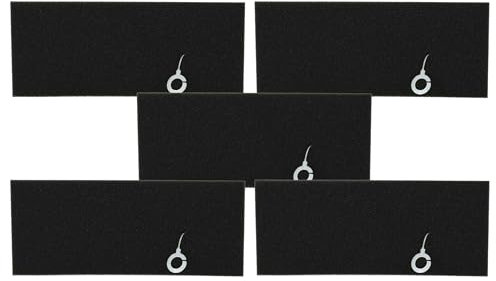 vhbw 5x filtro compatibile con Bosch GL 30 HISPIN MOTOR BSGL3B2108 aspirapolvere - Filtro in spugna