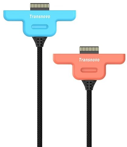 TRANSNOVO Cavo di ricarica compatibile con Nintendo Switch 2 Joycons