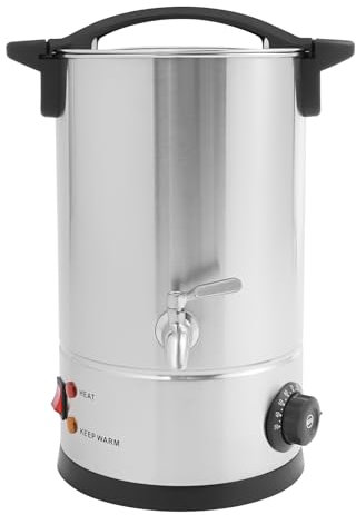 Tagtuell Wachsschmelzer Kerze, Elektrischer Wachsschmelztopf, DIY Kerzenherstellung Set, Doppelschichtisolierung, Sicherheitsschutz 86-230℉ (8L)