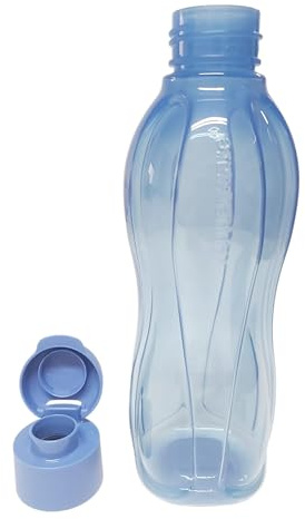 Tupperware to Go Eco 500ml Eco Easy Flip Top Trinkflasche EcoEasy für Getränke Flasche 500 ml blau dunkelblau